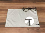 TORAYSEE Premium Microfiber Eyeglass Cleaning Cloth 28×19cm Grey