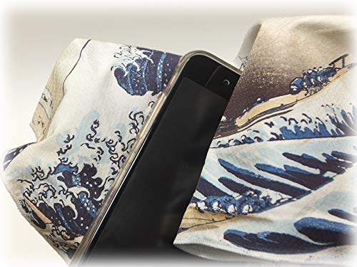 TORAYSEE Katsushika Hokusai Ukiyo-e Microfiber Cleaning Cloth 30×19cm