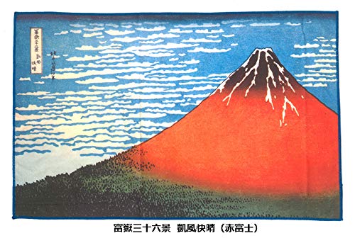 TORAYSEE Katsushika Hokusai Ukiyo-e Microfiber Cleaning Cloth 30×19cm