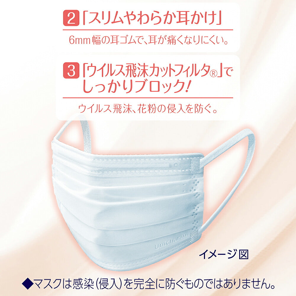 [3袋装] Unicharm 超快适敏感肌柔滑口罩 Sensitive Skin Mask 6片×3袋（共18片）