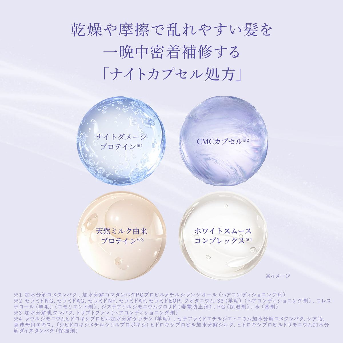 ReFa 夜間修護 牛奶蛋白洗頭水／護髮素 MILK PROTEIN SLEEP Shampoo／Treatment 500mL／500g