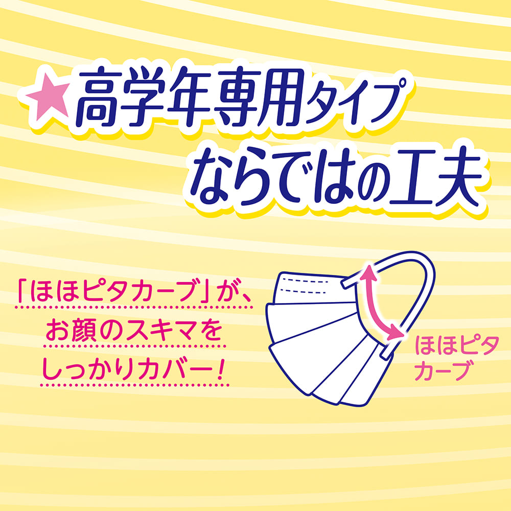 [3袋裝] Unicharm 超快適兒童口罩 Children's Face Mask 5片×3袋（共15片）