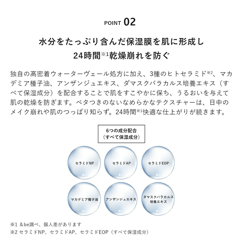 ＆be 霧面持久氣墊粉底 Lasting Cushion Foundation SPF33・PA+++