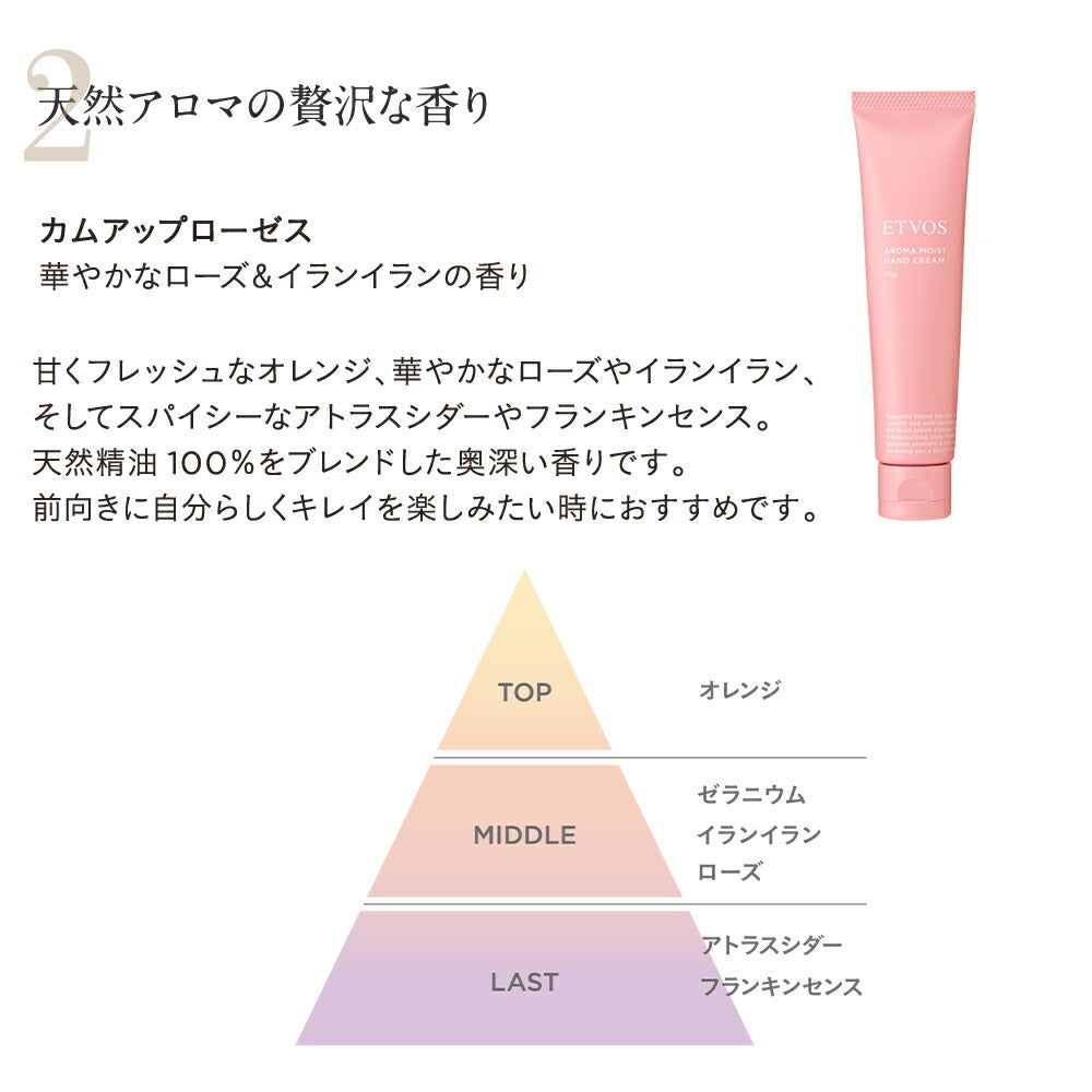 ETVOS 香氛滋潤手霜 - 玫瑰提升 Aroma Moist Hand Cream - Roses 35g