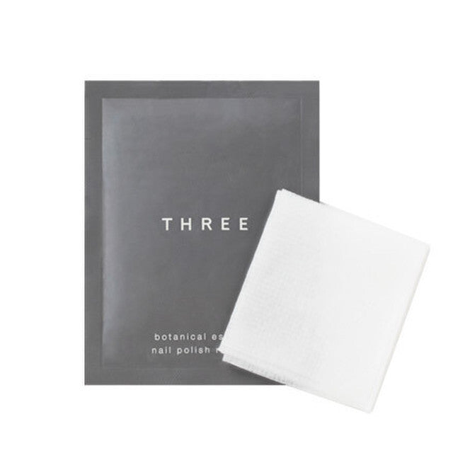 THREE 植萃精華指甲卸除液 10包 Botanical Essence Nail Polish Remover