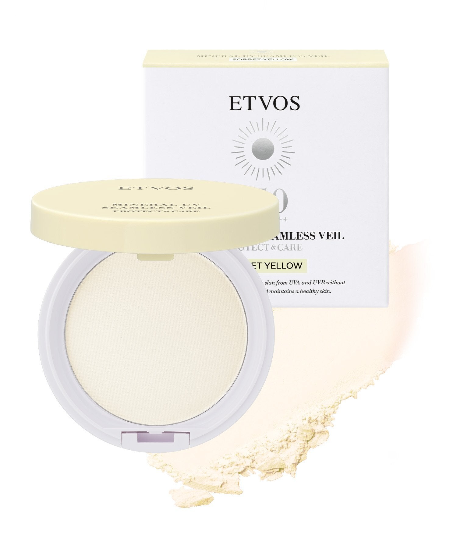 [2026限量] ETVOS 礦物UV無瑕防護蜜粉餅 Mineral UV Seamless Veil AZ SPF50・PA++++ 9g