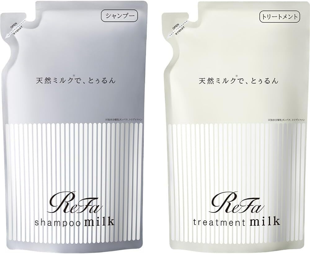 ReFa 牛奶蛋白WHITE系列 洗頭水/ 護髮素 Milk Protein WHITE LINE Shampoo/Treatment 500mL / 500g