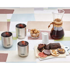 Thermos 膳魔師 真空平底杯 280mL 一套兩個 銀色