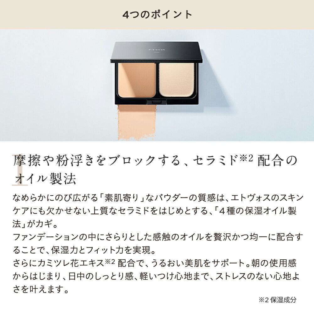 ETVOS 礦物輕透粉餅 SPF21 PA+++ Mineral Airy Touch Foundation