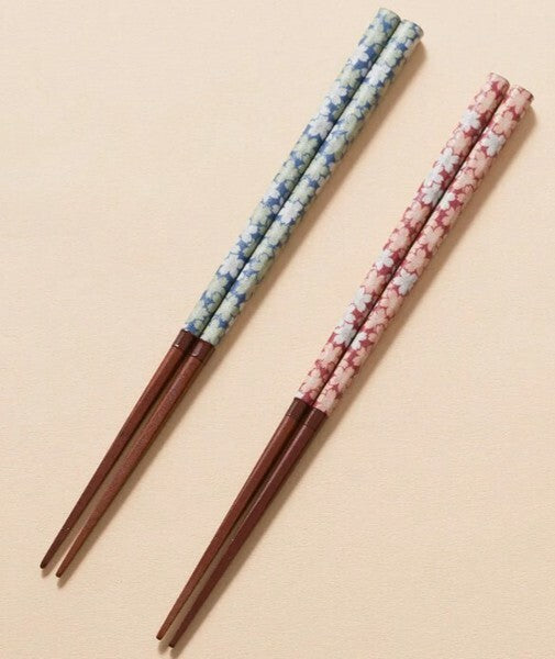 現代櫻花筷子 (紅色一對) 23cm