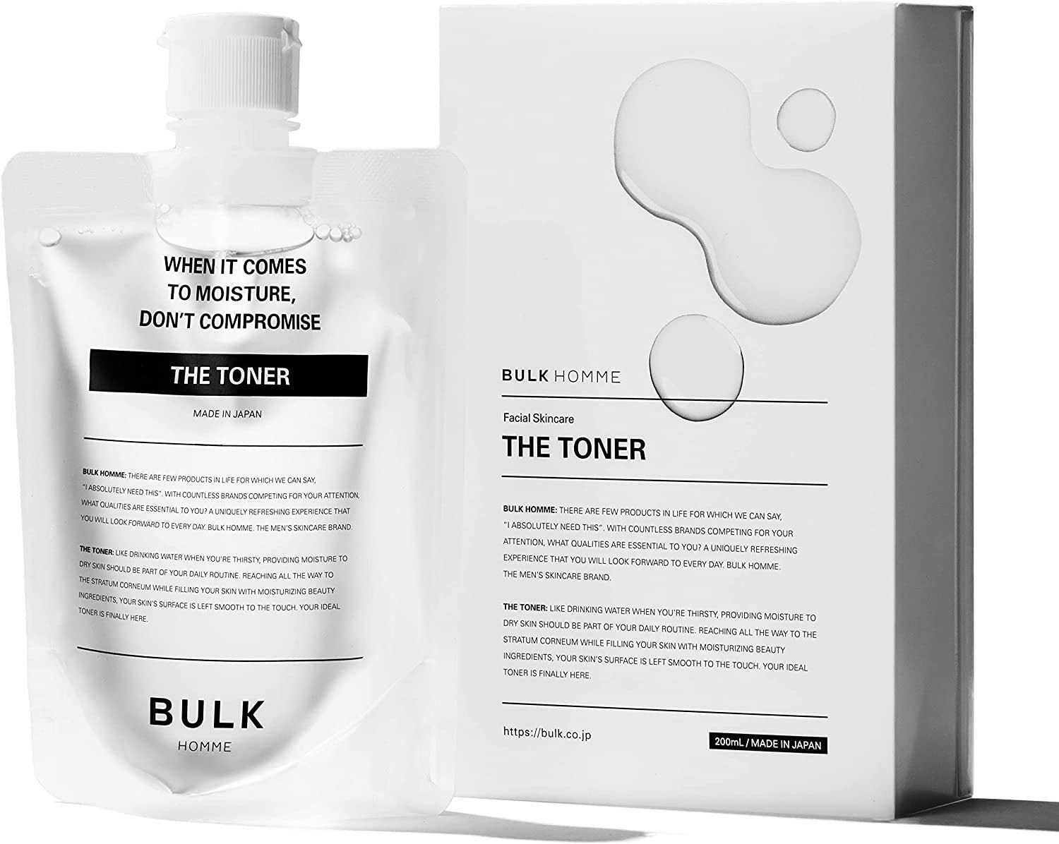 BULK HOMME Toner 爽膚水200mL｜日本代購｜香港｜3件包速遞– hkskincart