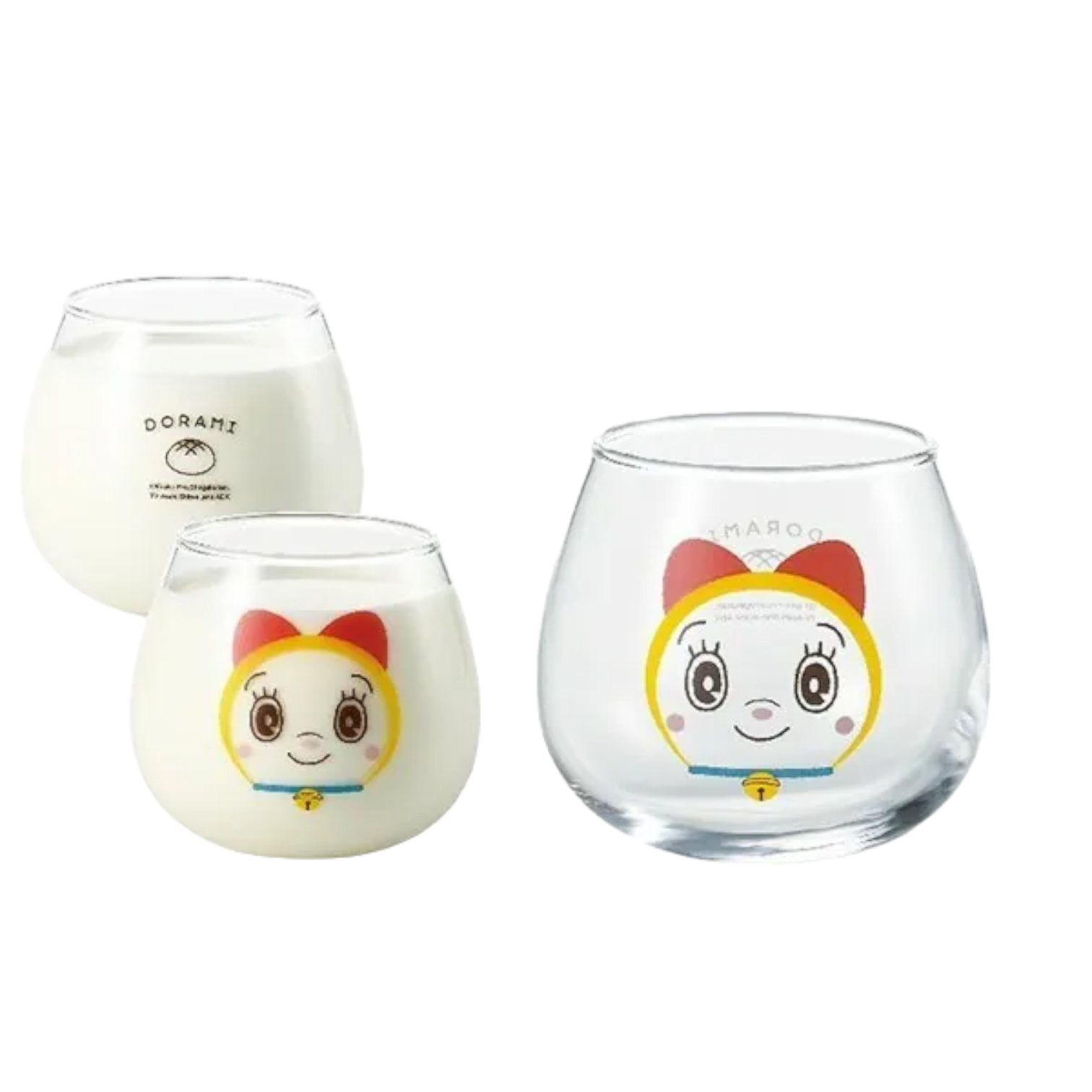 多啦美面孔玻璃杯