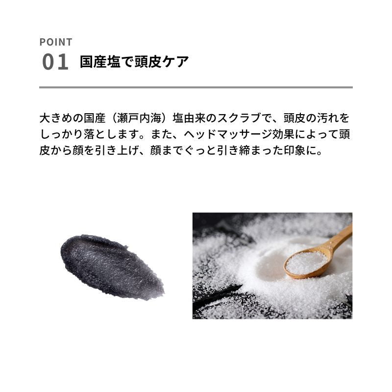 &be 碳黑磨砂洗髮露 Scrub Shampoo Sumi Black 150g