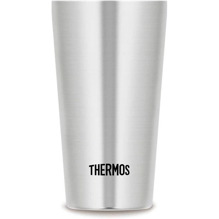 Thermos 膳魔師 平底杯 300mL / 400mL 一套兩個 銀色