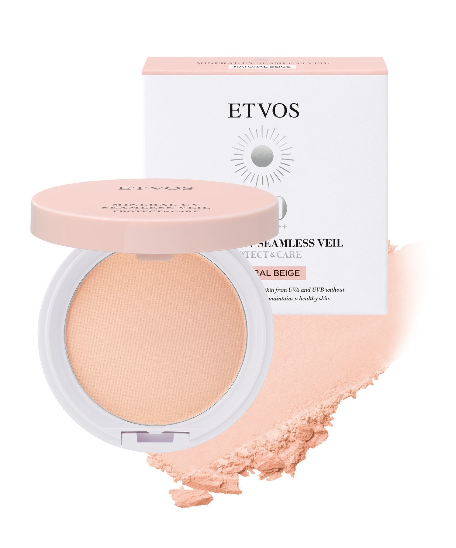 [2026限量] ETVOS 礦物UV無瑕防護蜜粉餅 Mineral UV Seamless Veil AZ SPF50・PA++++ 9g