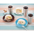 Thermos 膳魔師 平底杯 300mL / 400mL 一套兩個 銀色