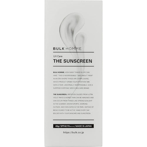 BULK HOMME Sunscreen 物理防曬 40g SPF40 PA+++