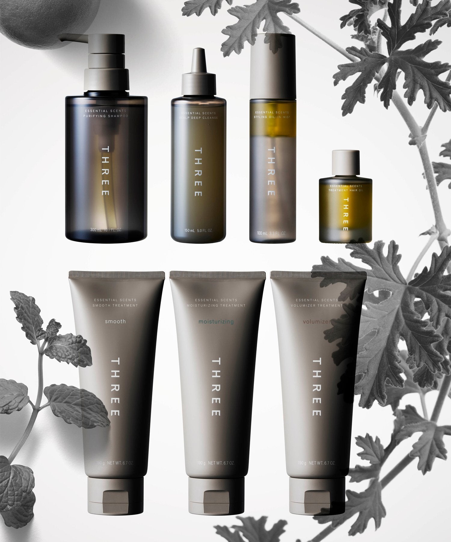 THREE 基礎香氛修護護髮油 Essential Scents Treatment Hair Oil 30mL