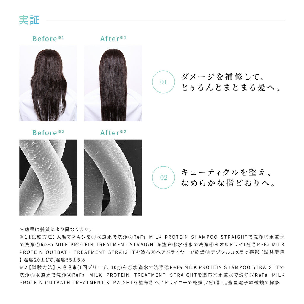 ReFa 牛奶蛋白 免沖洗護髮乳 Milk Protein Outbath Treatment 100g