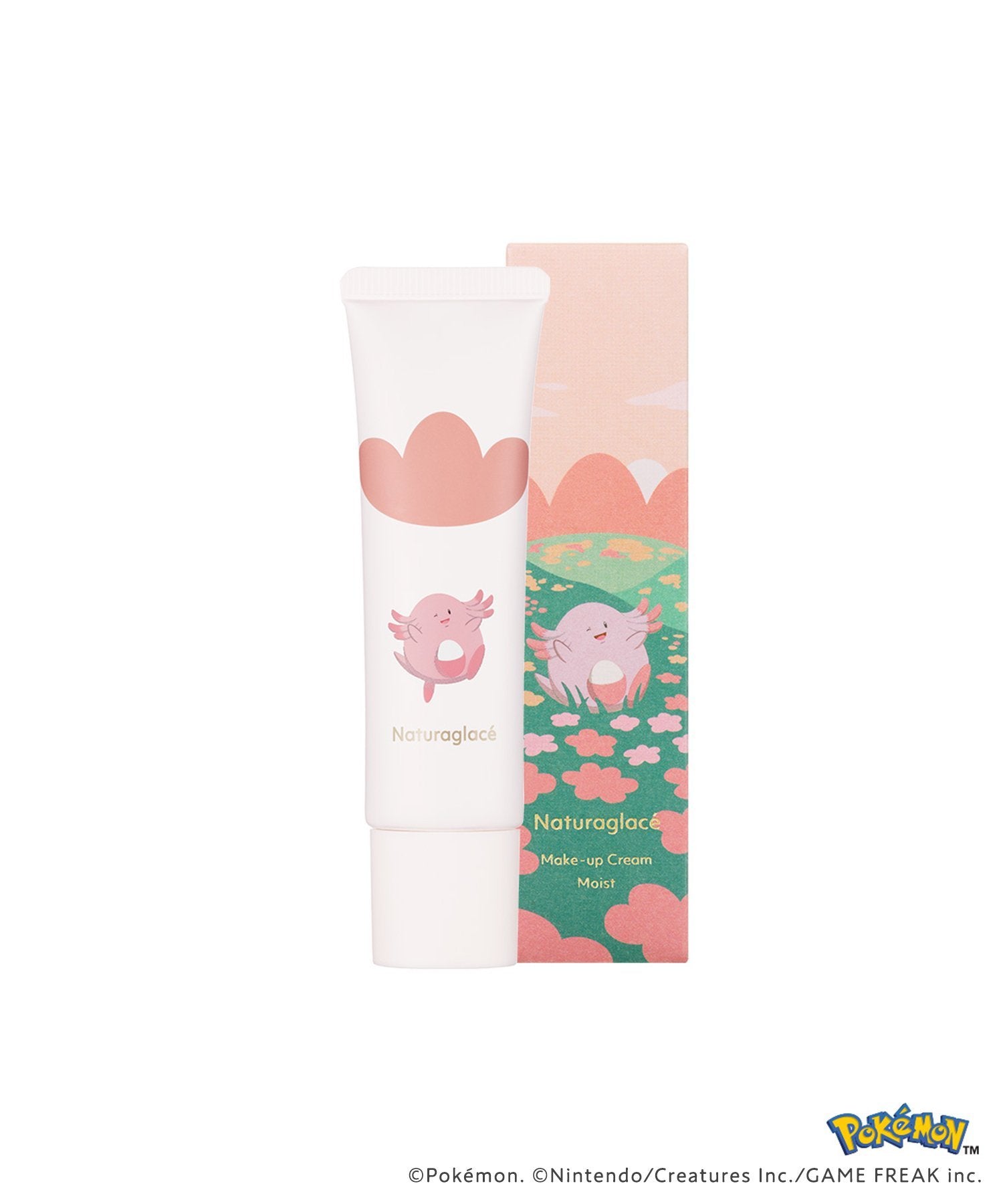 【限量】naturaglace POKEMON 聯乘潤澤防曬底霜 Make-up Cream Moist P SPF50+・PA+++ 30g