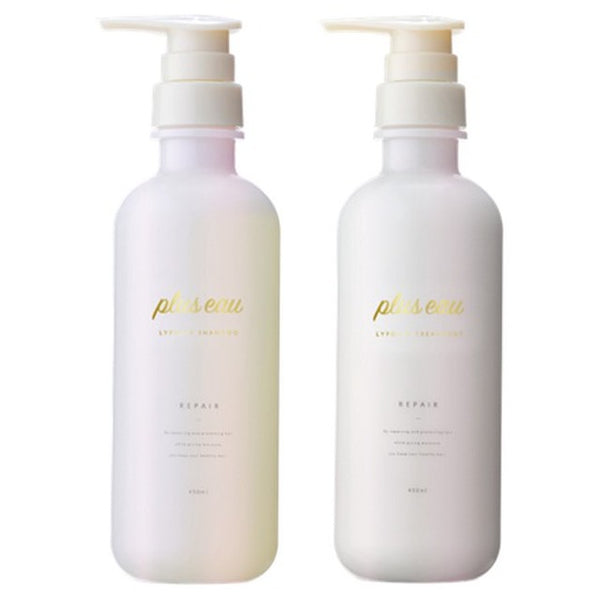 plus eau 受損髮絲光修護 洗髮乳／護髮乳 LIPOA Repair Shampoo & Treatment 450mL／350mL